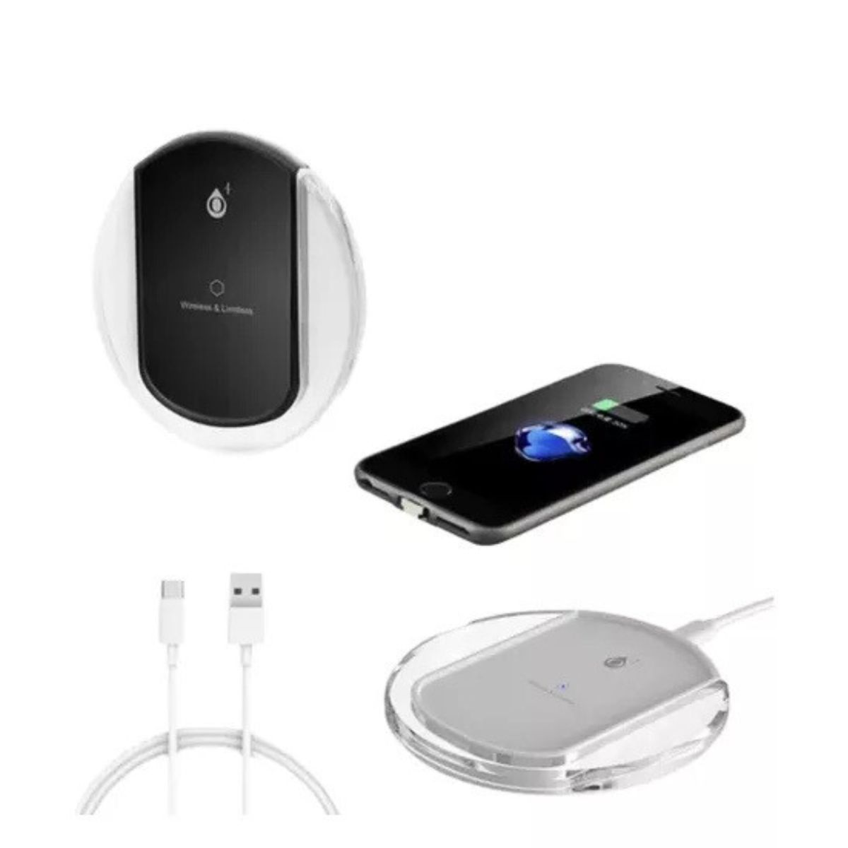 GENERICO - Cargador Inalámbrico Genérico 10w Para Celular Inteligente