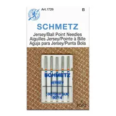 GENERICO - Aguja máquina de coser Schmetz Punta bola para Jersey Nr 90