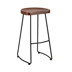 REMATIME - Piso Madera y Fierro City 76Cm Nogal