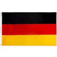 GENERICO - Bandera Estampada -Alemania - S0001AL