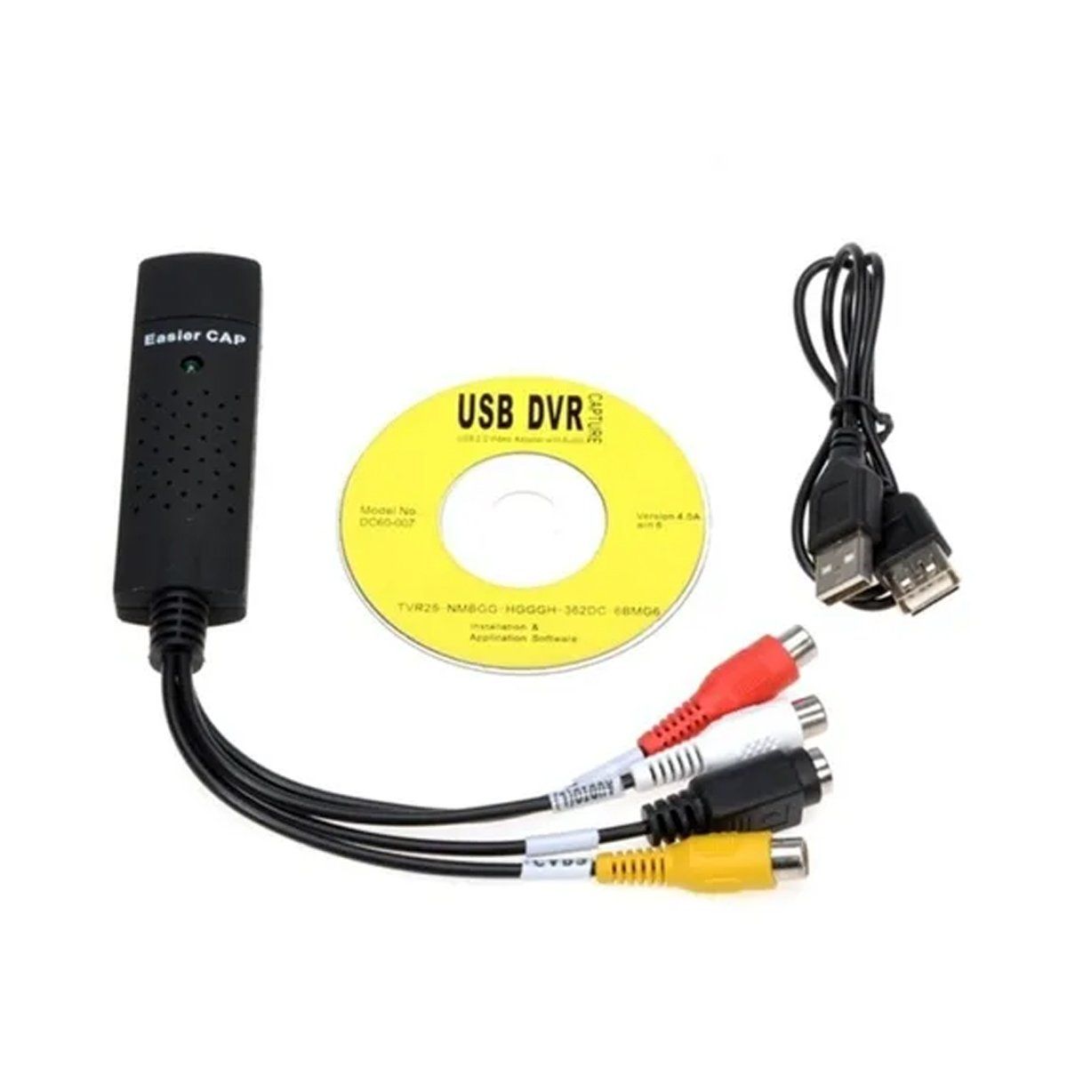 EASYCAP - Capturadora De Video EasyCap VHS/ VCR Audio Video a Usb 2.0