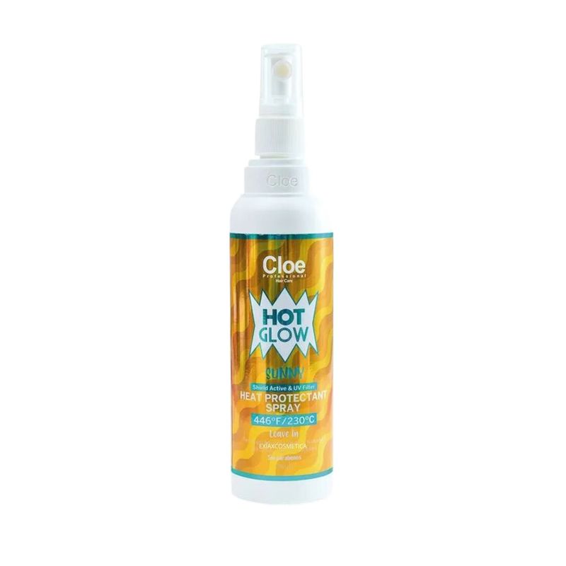 CLOE - Protector Térmico Cloe Hot Glow Sunny 250ml  Antifrizz Aroma Coco