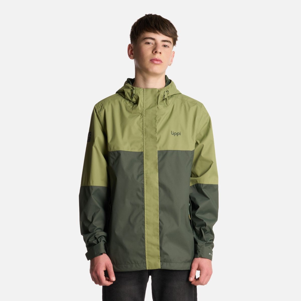 LIPPI - Chaqueta Teen Boy Blizzard B-Dry Hoody Jacket Verde Lippi