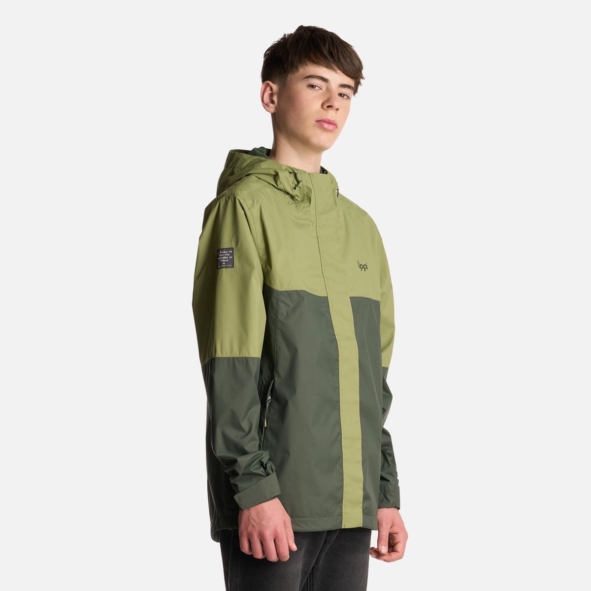 LIPPI - Chaqueta Teen Boy Blizzard B-Dry Hoody Jacket Verde Lippi