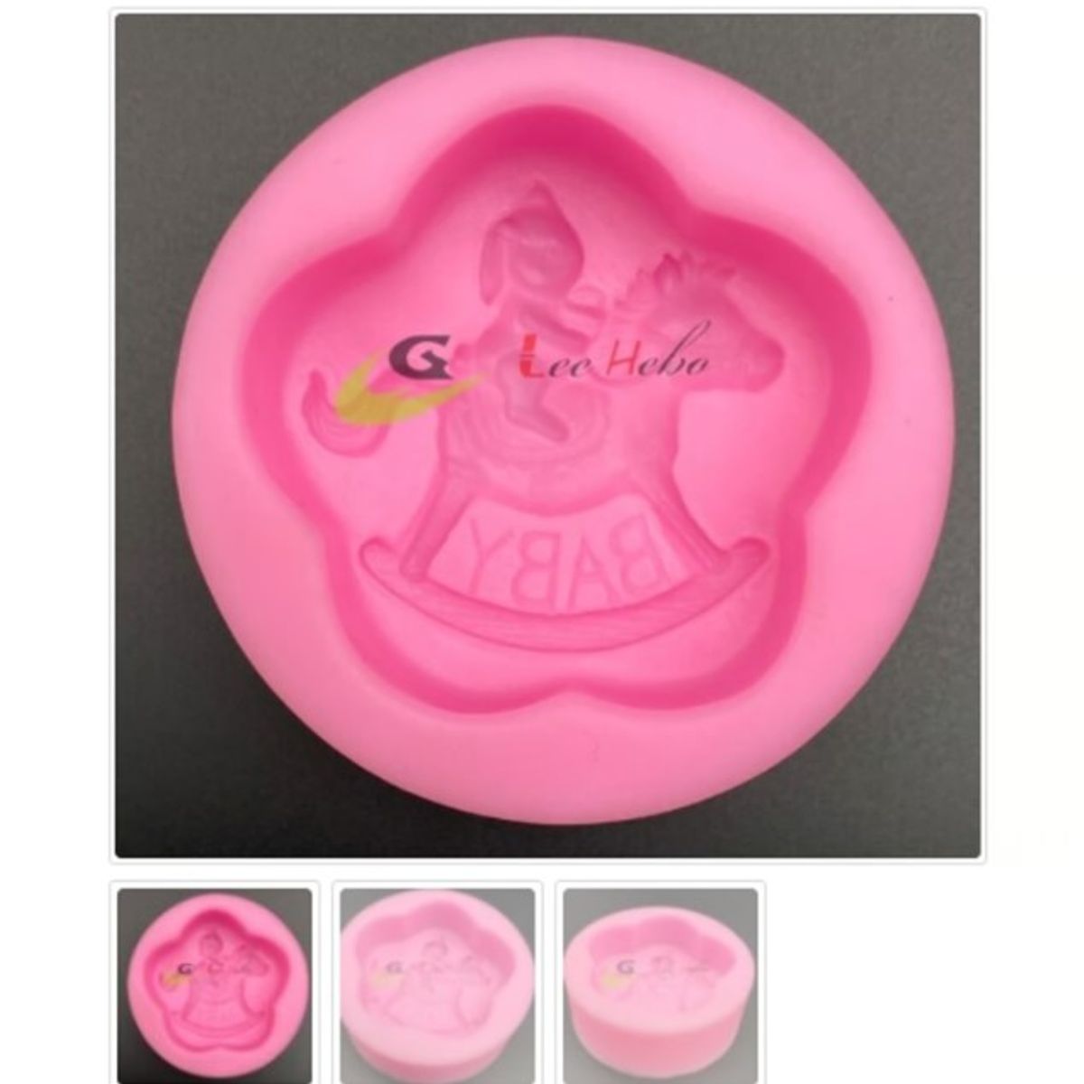 GENERICO - Molde Para Fondant Silicona Forma Baby Showers