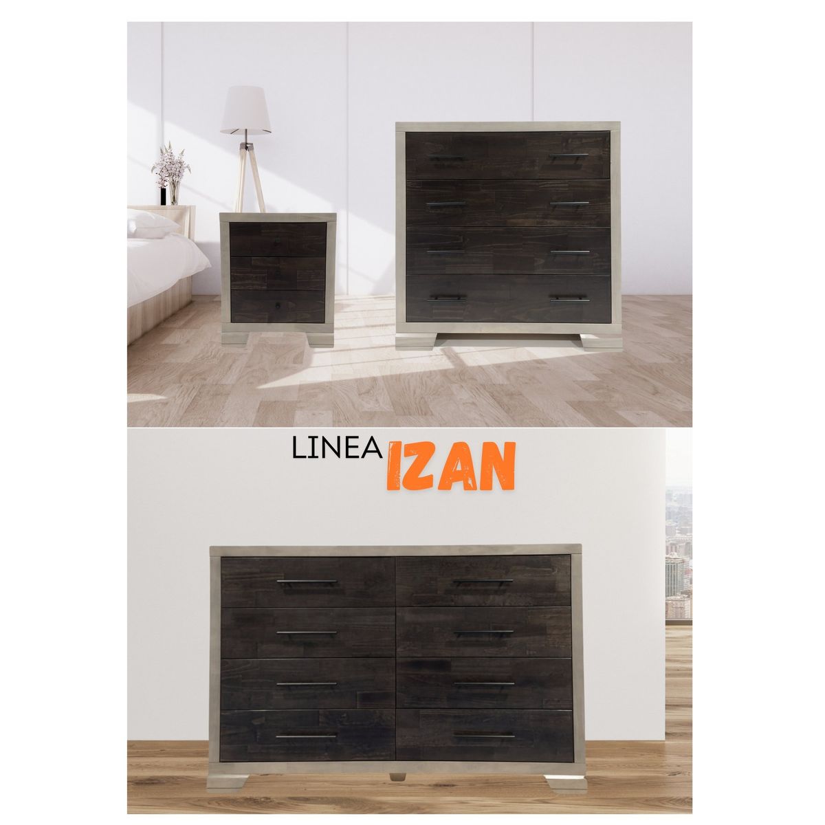 MUEBLES DURAN - Cajonera Izan 4 Cajones