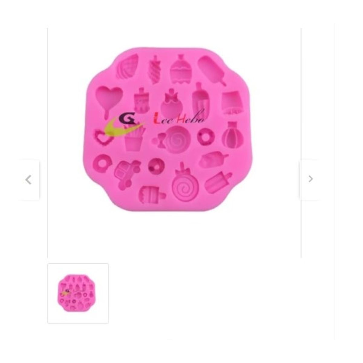 GENERICO - Molde Para Fondant Silicona Forma Golosinas