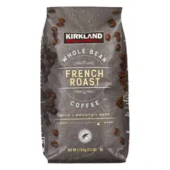 KIRKLAND - French Roast Cafe 100% Arabica Dark 1kg Grano