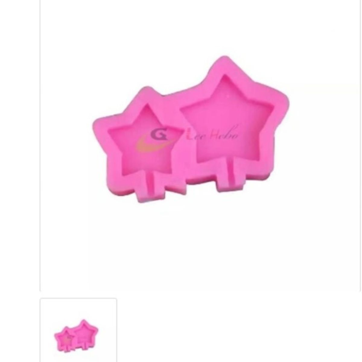 GENERICO - Molde Para Fondant Silicona Forma Estrella