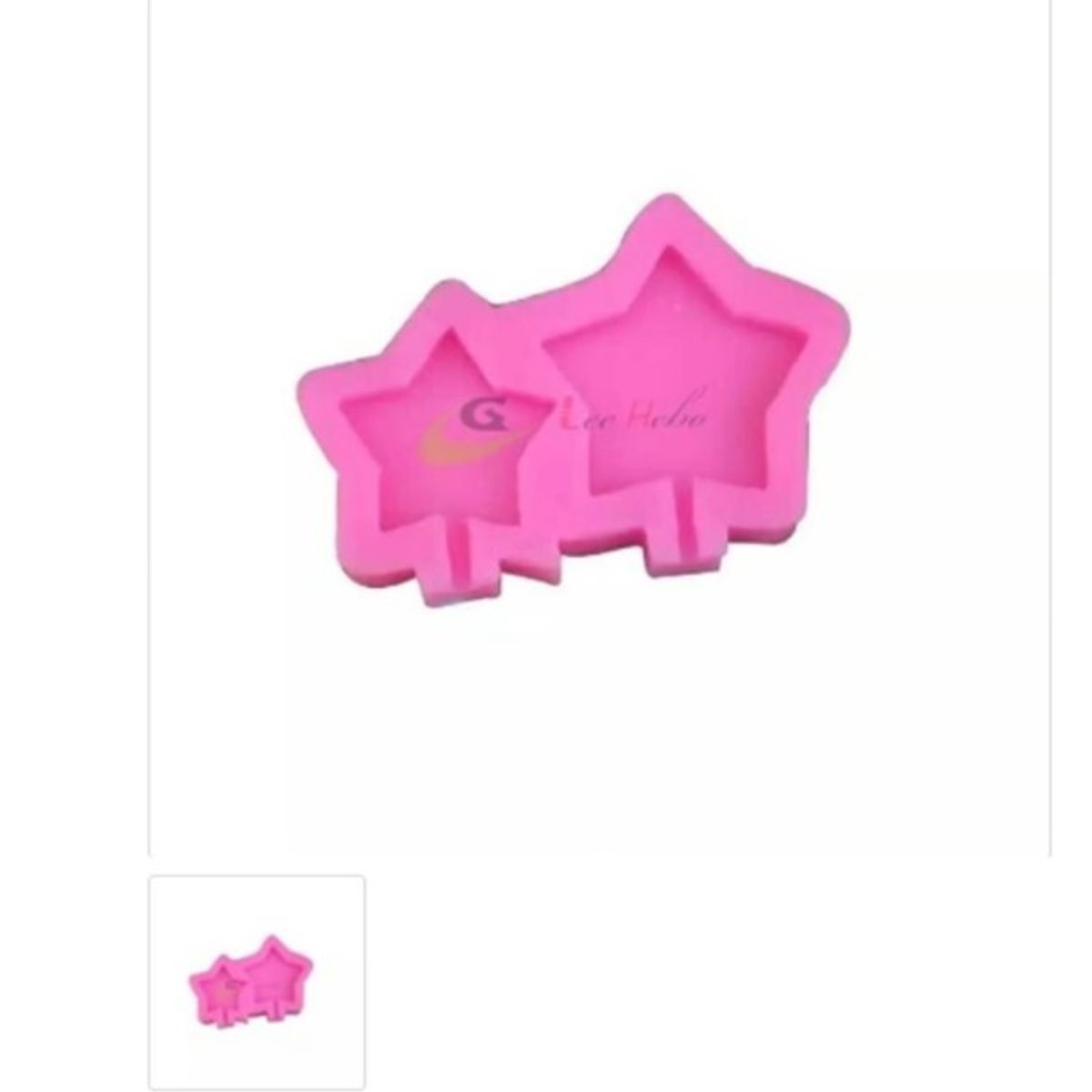 GENERICO - Molde Para Fondant Silicona Forma Estrella