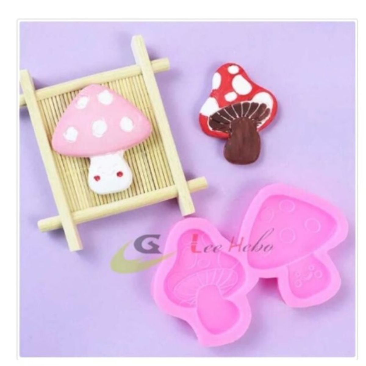 GENERICO - Molde Para Fondant Silicona Forma Hongo