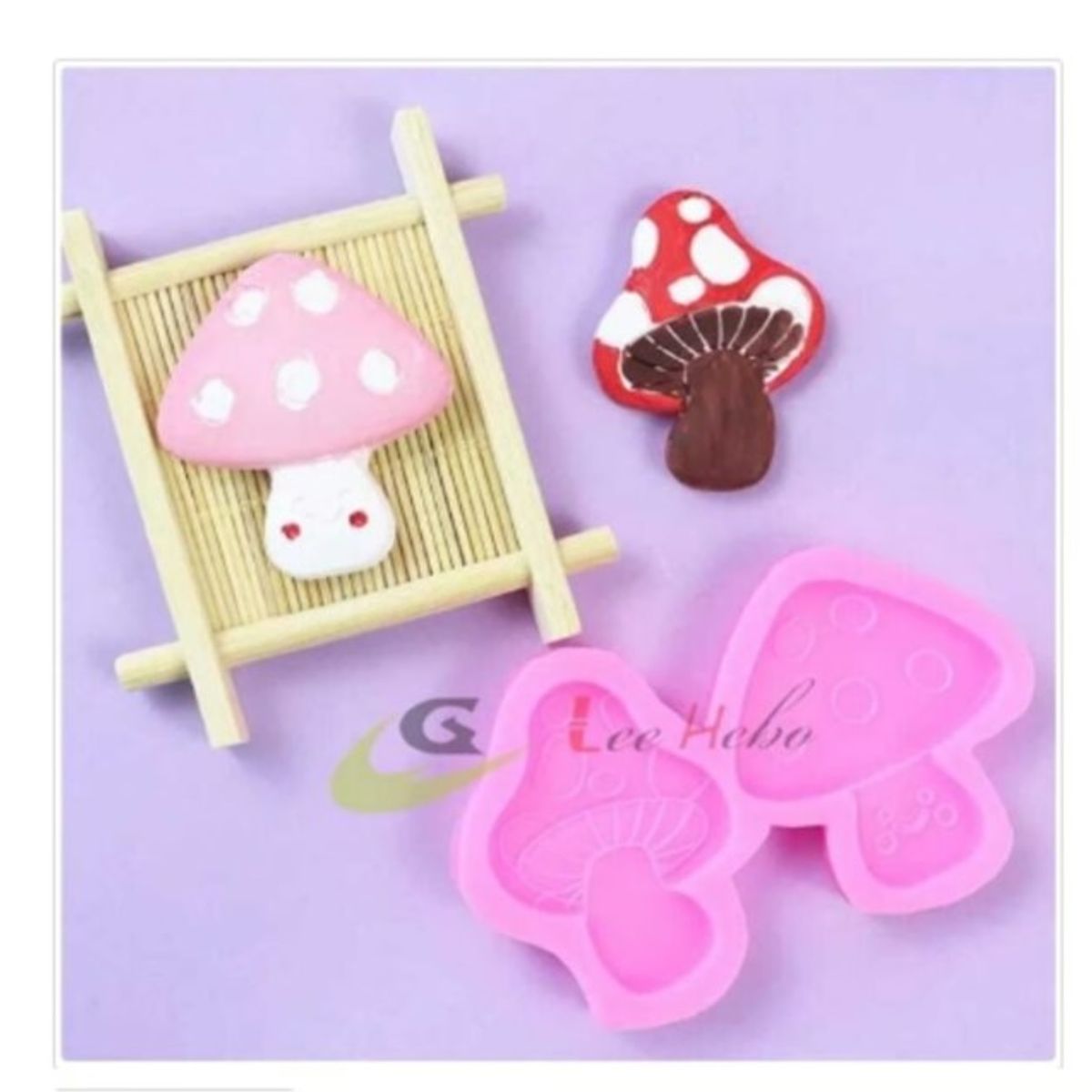 GENERICO - Molde Para Fondant Silicona Forma Hongo