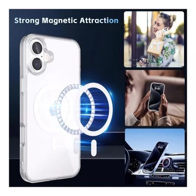 Imagen 2 del producto Carcasa Magsafe Para iPhone 16 + Mica Vidrio Completa