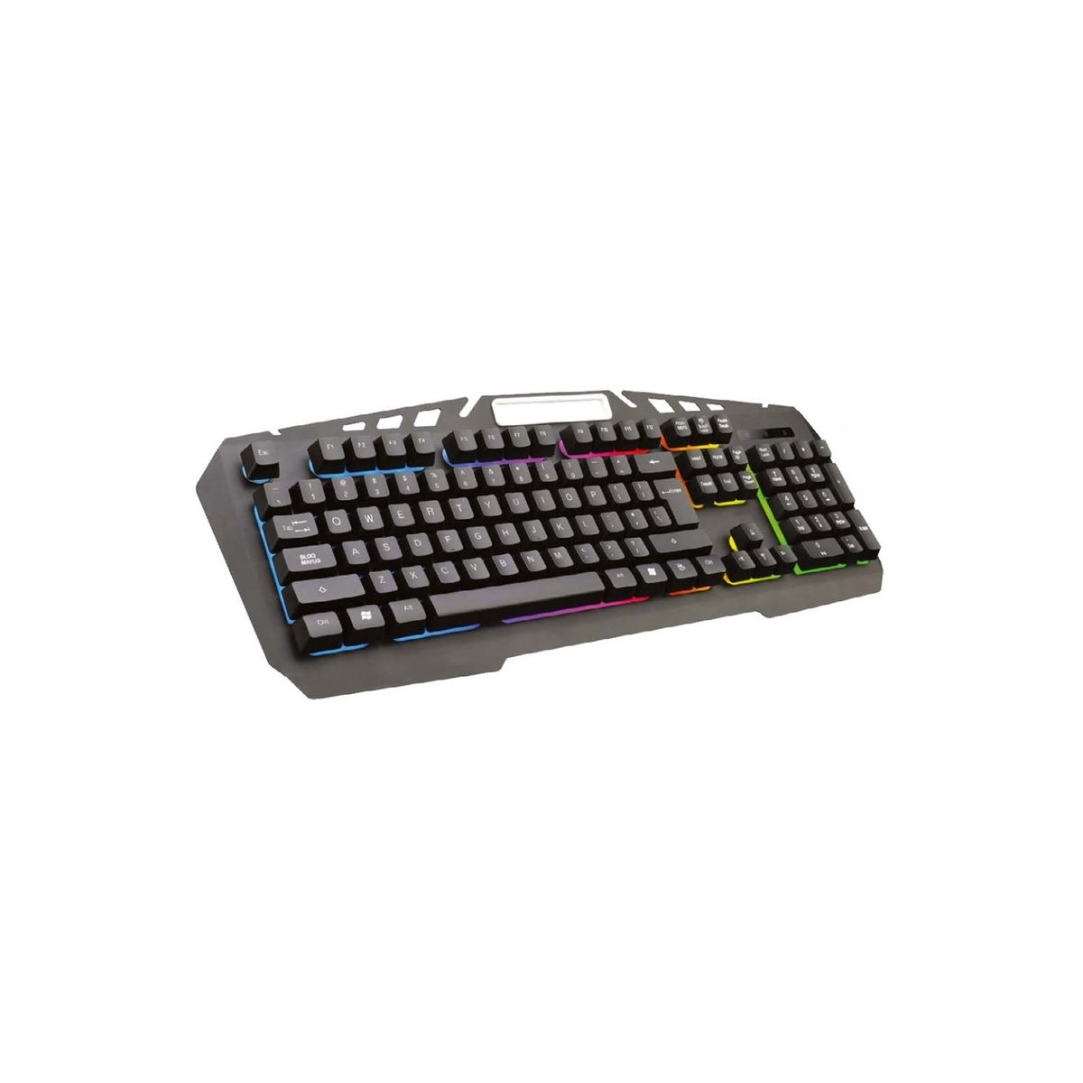 DBLUE - Teclado Gamer Pc Usb Retroiluminado Metálico Negro - SC