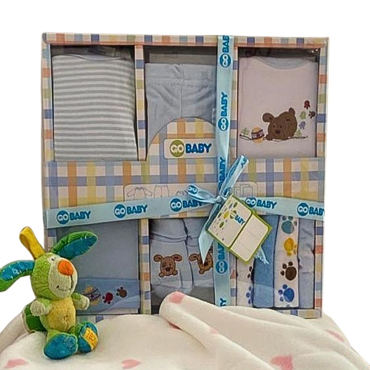 MUNDINFANS - Set Bebe 10 Piezas Celeste de 0 a 6 meses