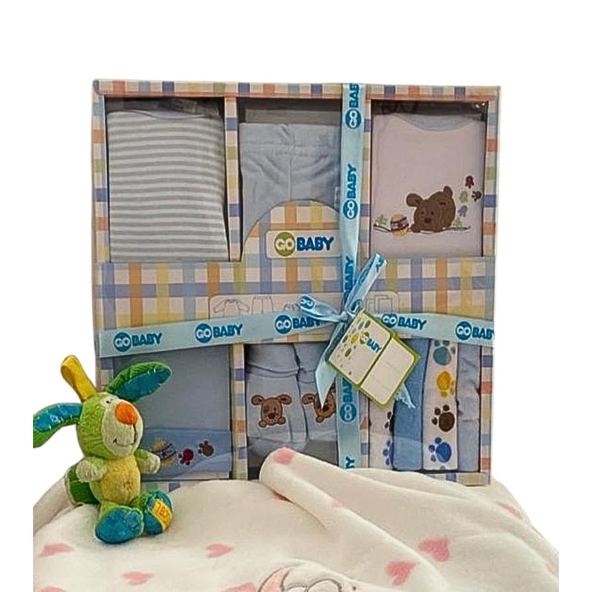 MUNDINFANS - Set Bebe 10 Piezas Celeste de 0 a 6 meses