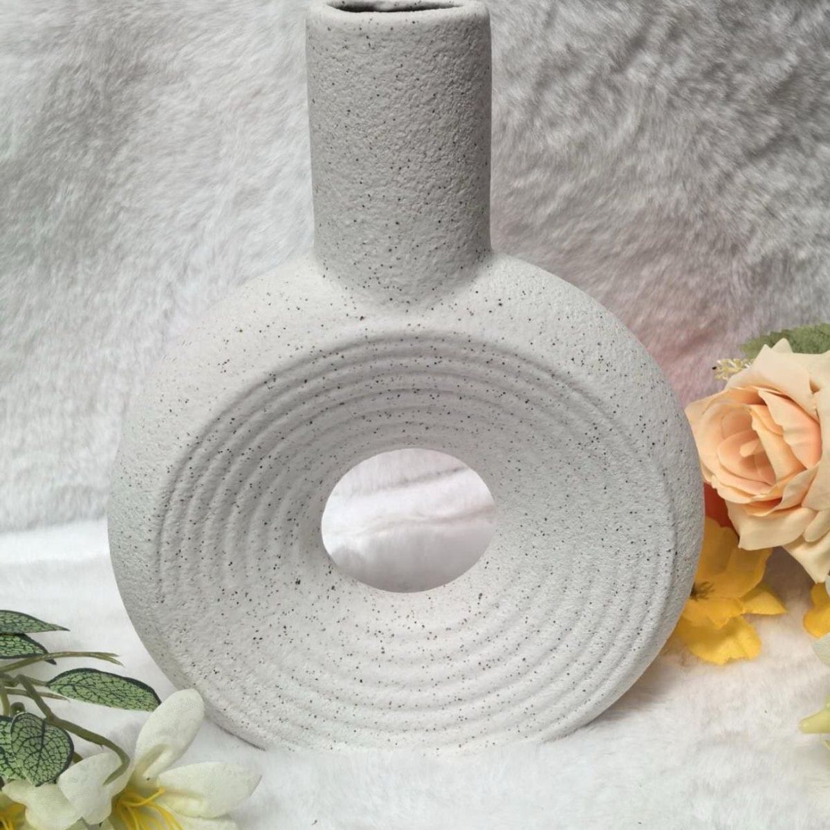 GENERICO - Jarrón Adorno Decorativo Hogar Figura 15×19cm A3