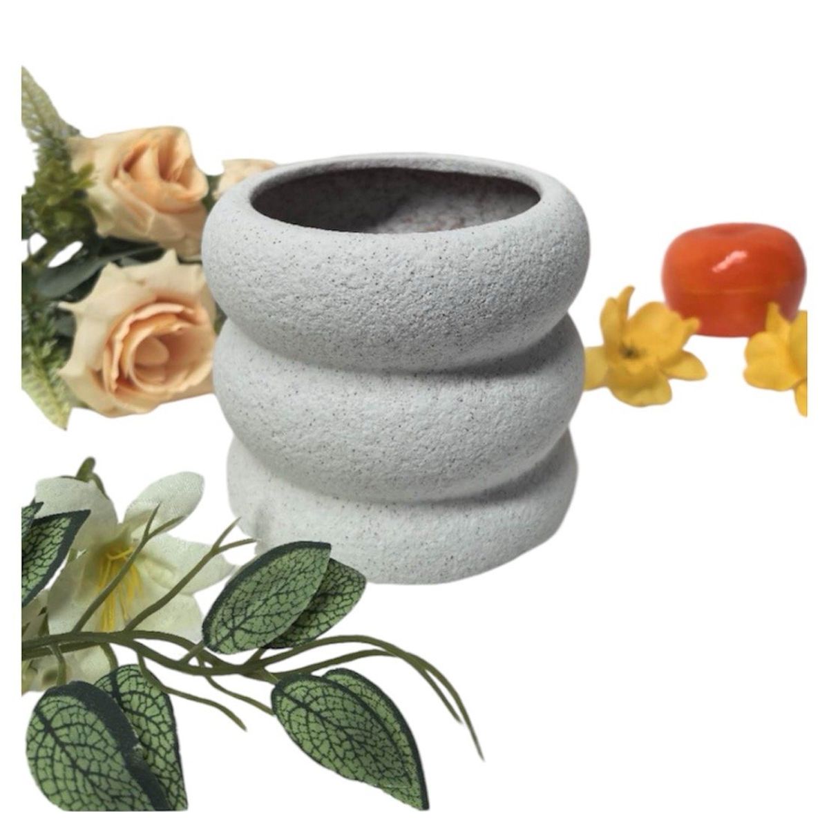 GENERICO - Jarrón Adorno Decorativo Hogar Figura 10×10cm A7