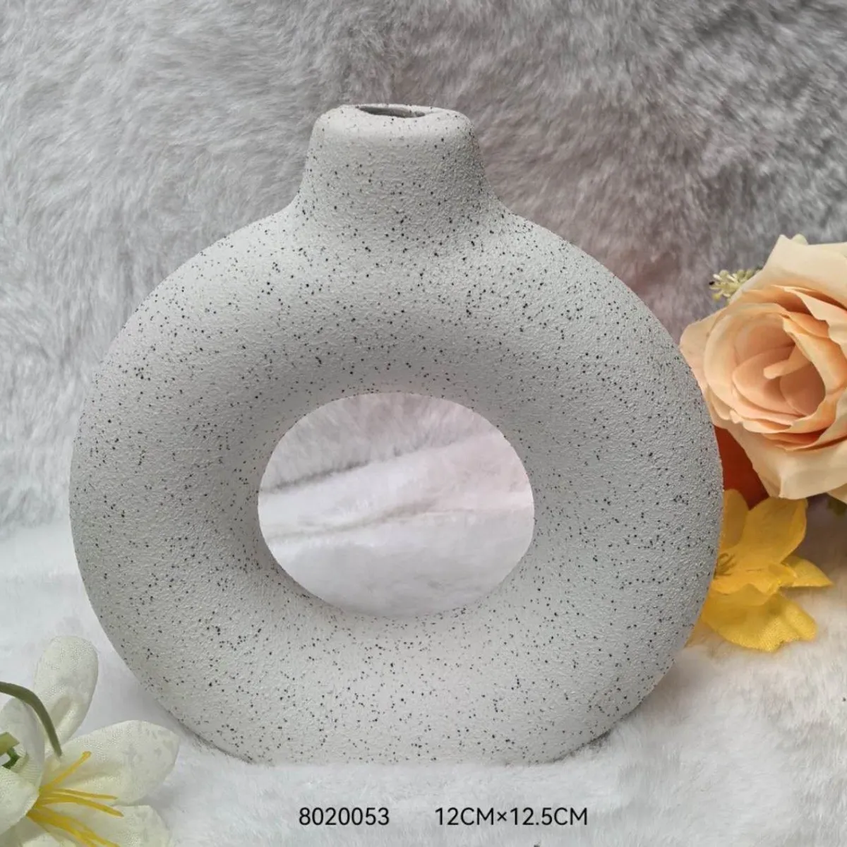 GENERICO - Jarrón Adorno Decorativo Hogar Figura 12×12cm A8