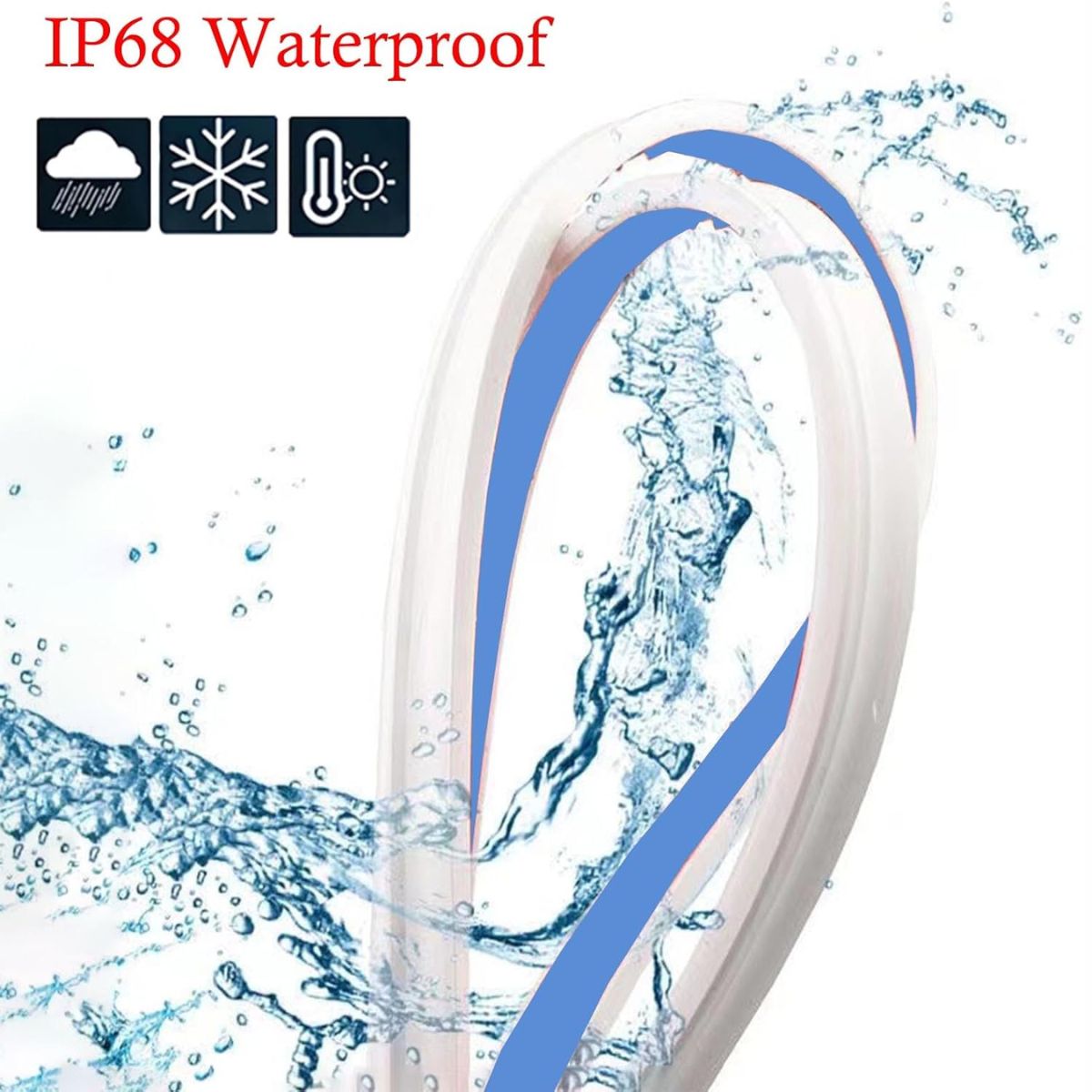 GENERICO - Tira LED Decorativa Para Auto