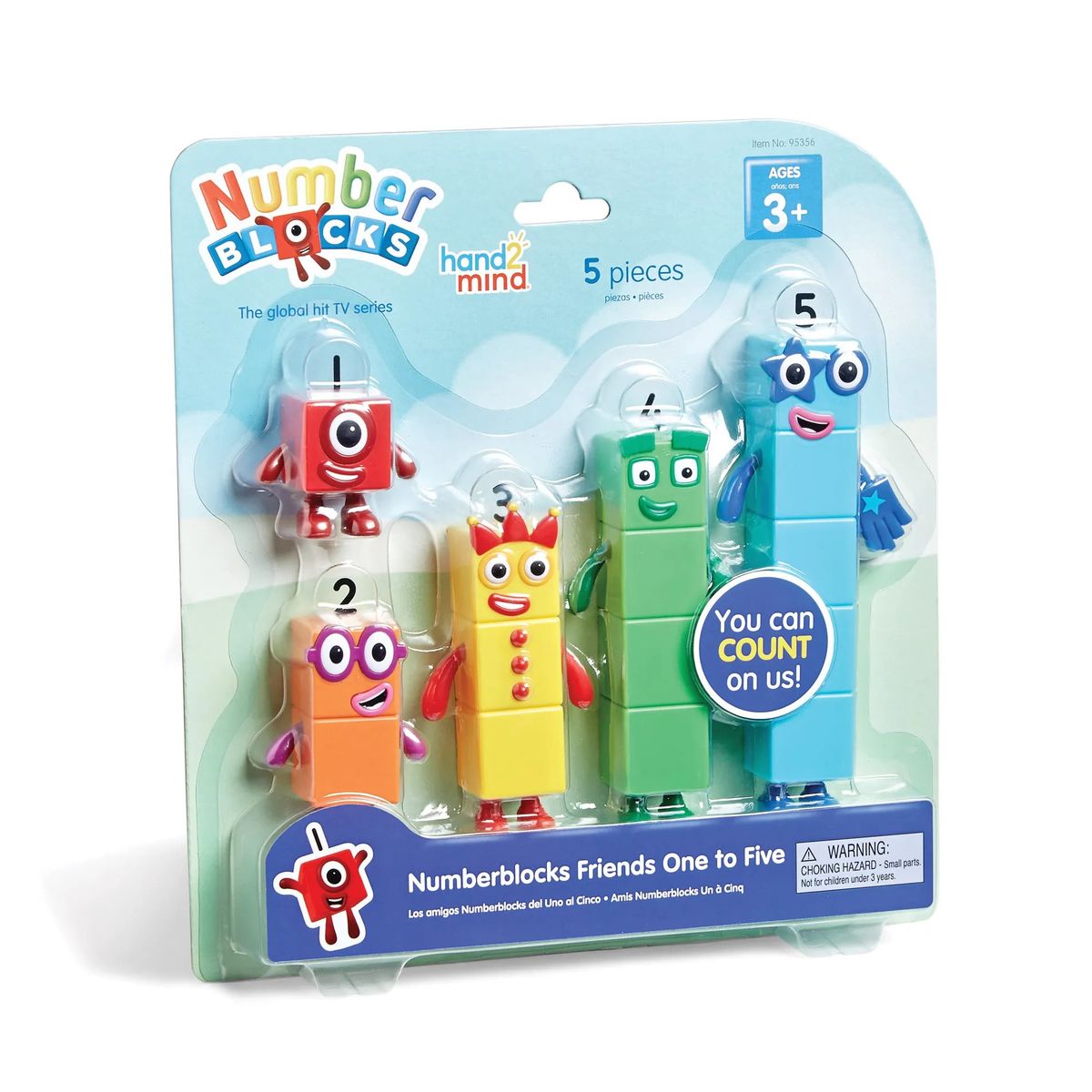 LEARNING RESOURCES - Numberblocks Figuras del 1 al 5 Educativo Original Hand2Mind