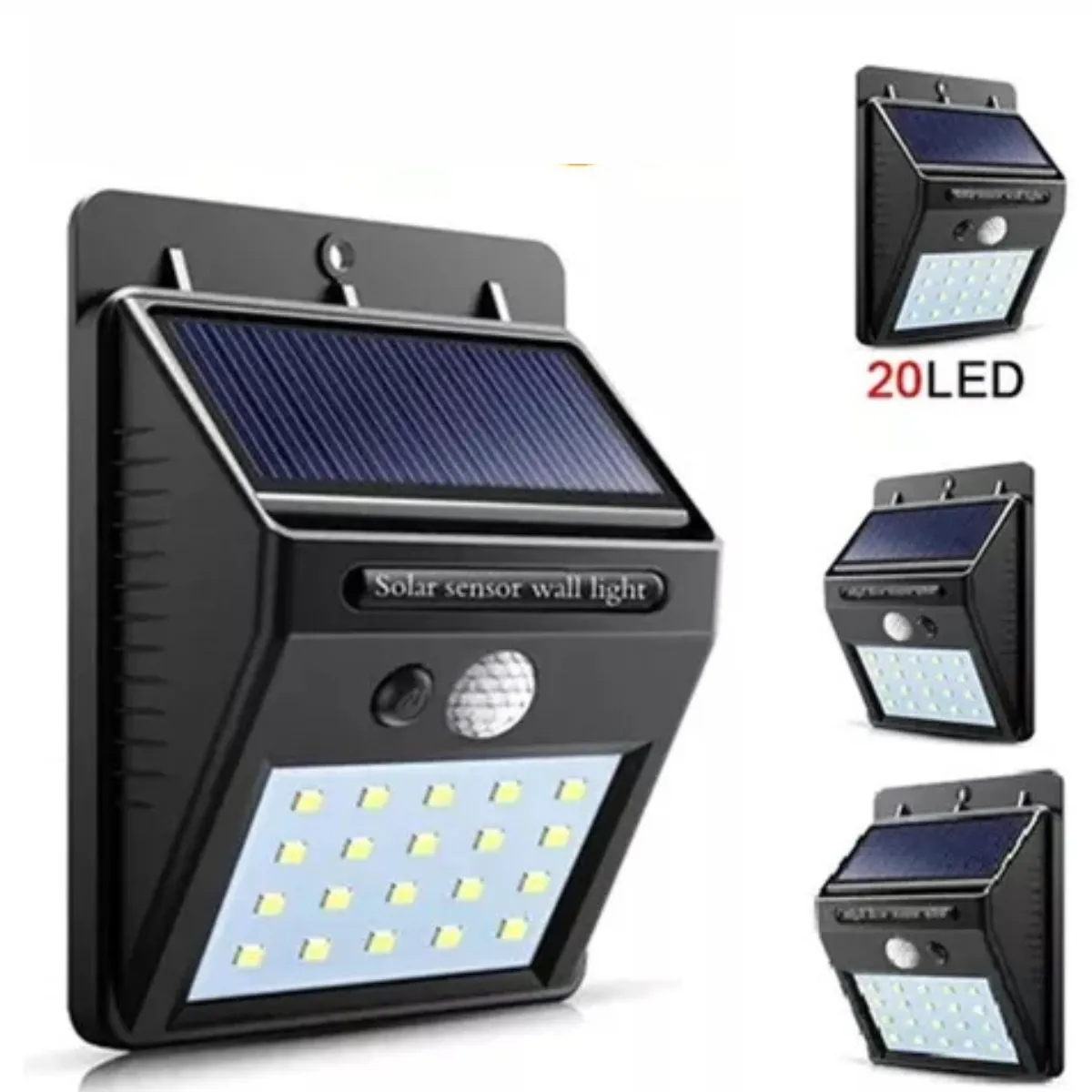 GENERICO - Foco Solar 64 LED con Sensor