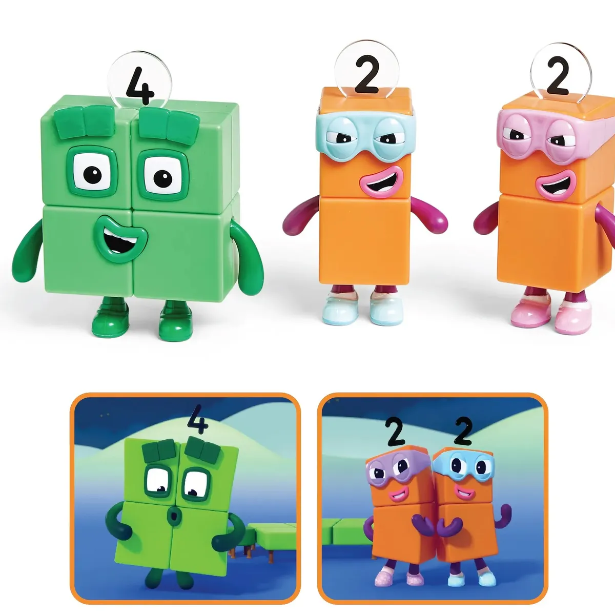 LEARNING RESOURCES - Numberblocks Figuras 4 y Terribles 2 - Educativo H2M