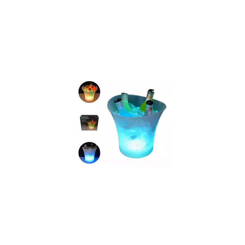 GENERICO - Parlante Y Luces Led Bluetooth Bar Hiela Parlante 5L