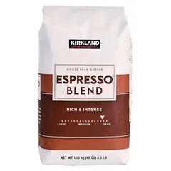 KIRKLAND - Espresso Blend Starbucks Dark Roast 1kg Grano