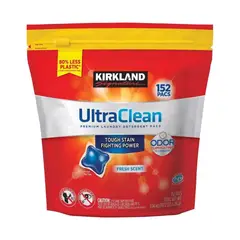 KIRKLAND - Cápsulas Detergente Ultra Clean Signature 152 Pods