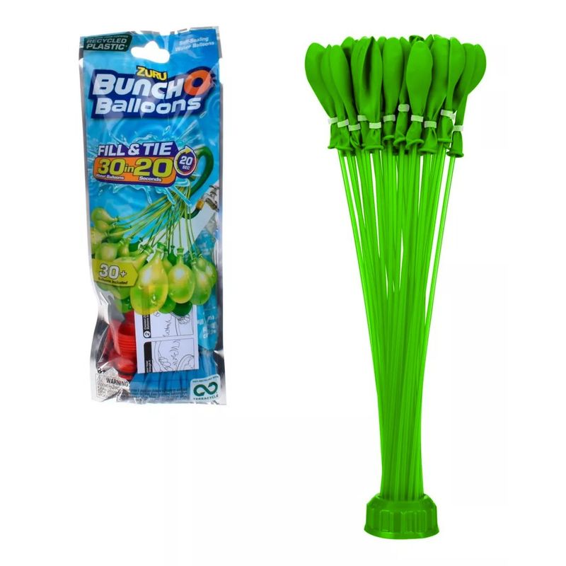 GENERICO - Pack 1 Boquilla Con Bombas De Agua Bunch O Balloons Verde