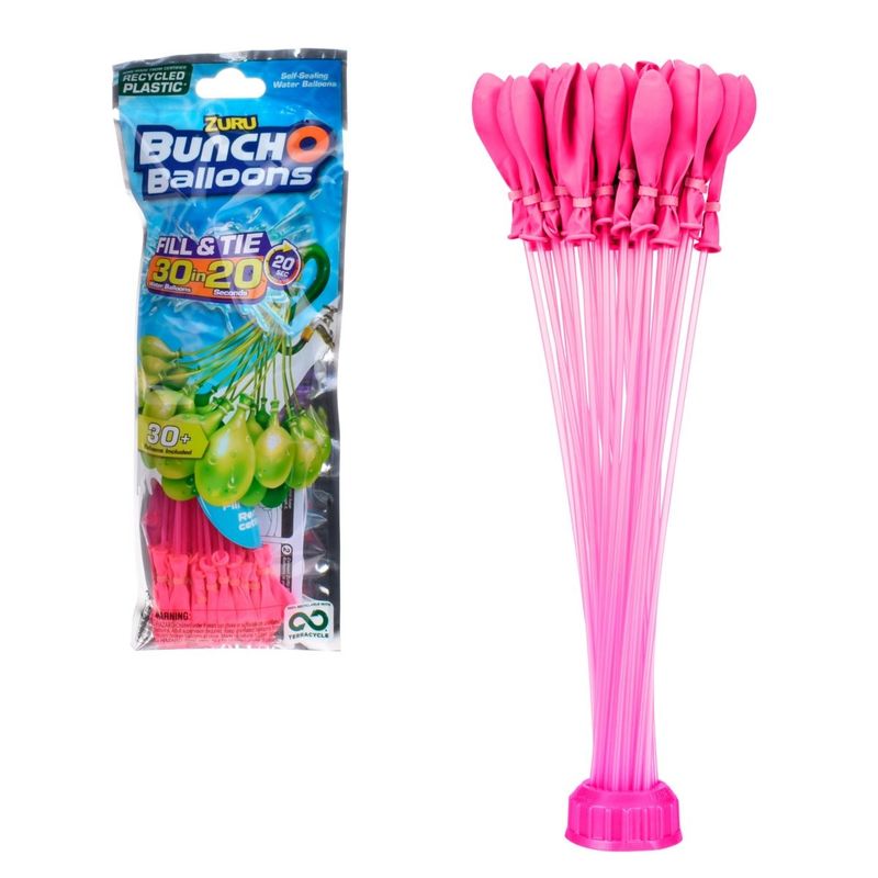 GENERICO - Pack 1 Boquilla Con Bombas De Agua Bunch O Balloons Rosado