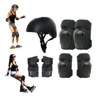 Set 7pcs Protecciones Casco Bicicleta Skate Scooter Patin L
