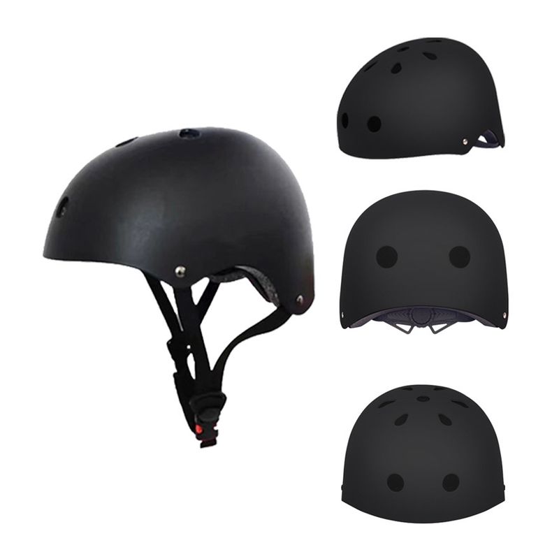 GENERICO - Set 7pcs Protecciones Casco Bicicleta Skate Scooter Patin M
