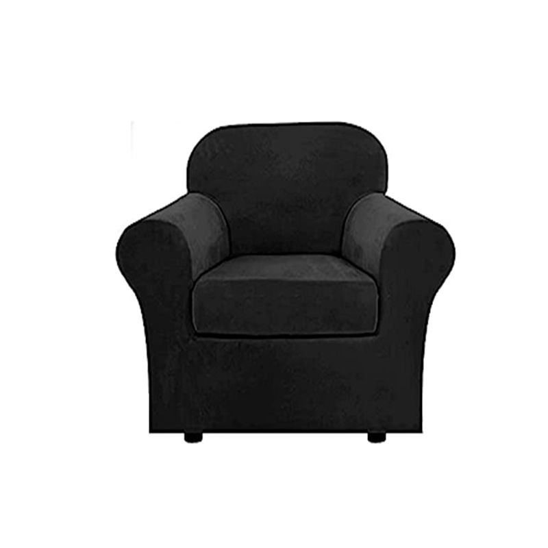DEWINNER - Funda Cubre sillon sofa elasticado negro 1 cuerpo