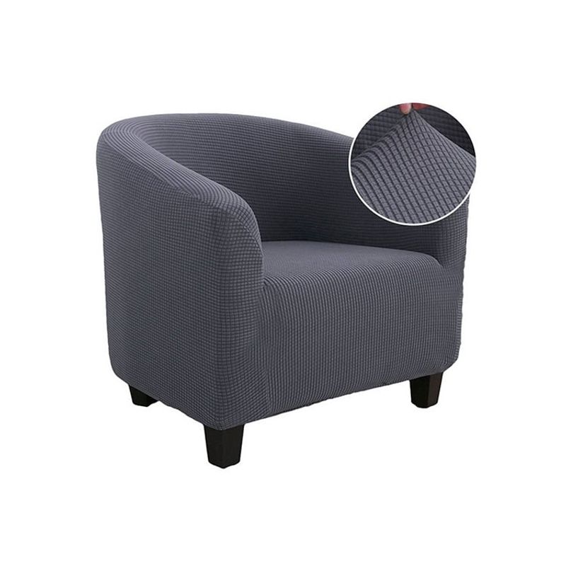 DEWINNER - Funda Cubre sillon sofa elasticado gris 1 cuerpo