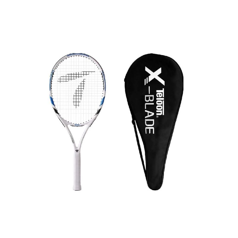 GENERICO - Raqueta Tenis Adulto Aluminio Nivel Inicial Teloon White