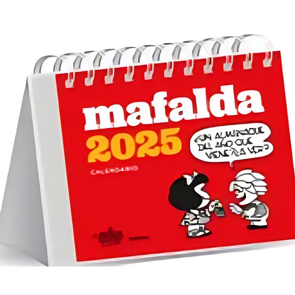 TOP10BOOKS - MAFALDA 2025 CALENDARIO ESCRITORIO - ROJA / GRANICA / QUINO