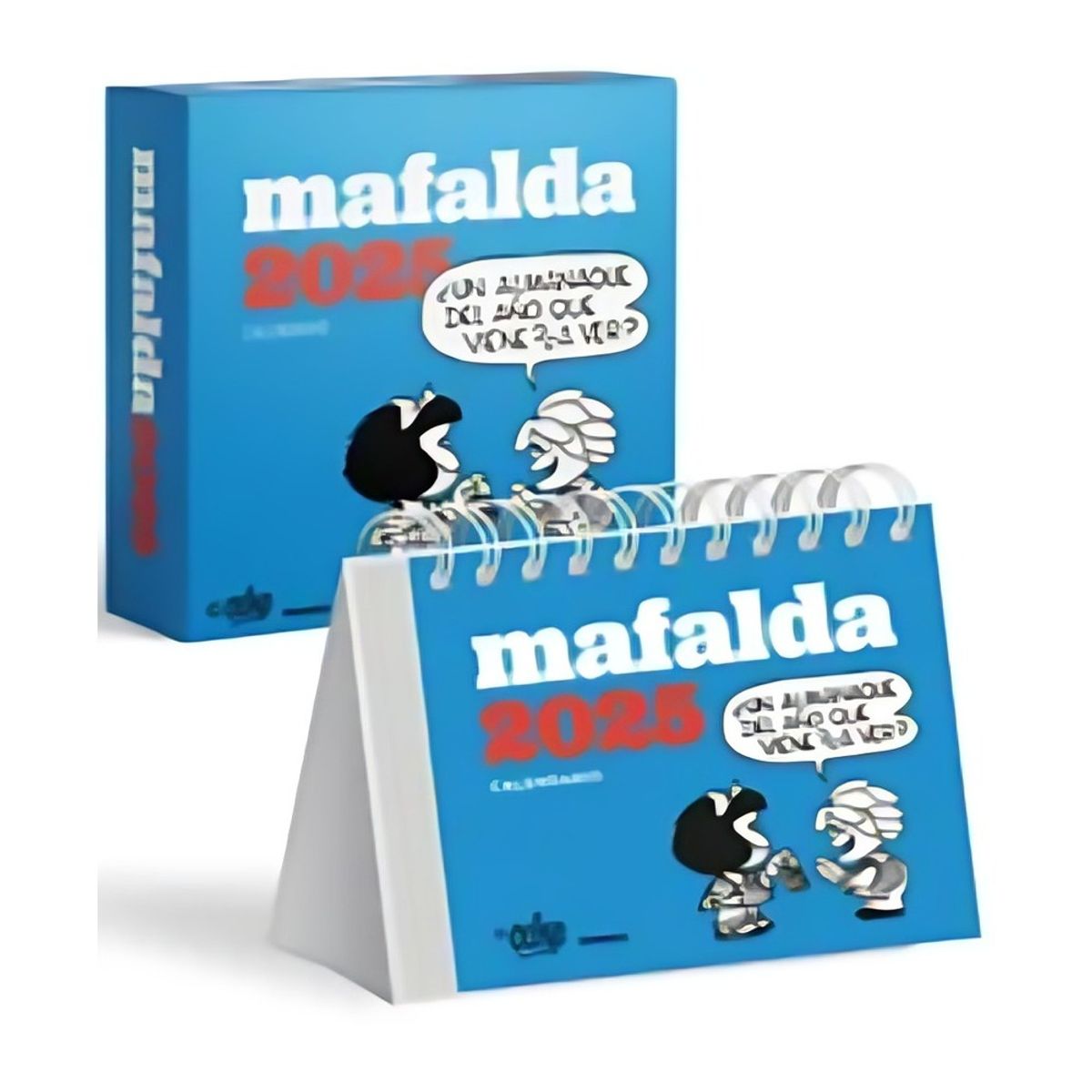 TOP10BOOKS - LIBRO Mafalda 2025 Calendario Caja - Turquesa