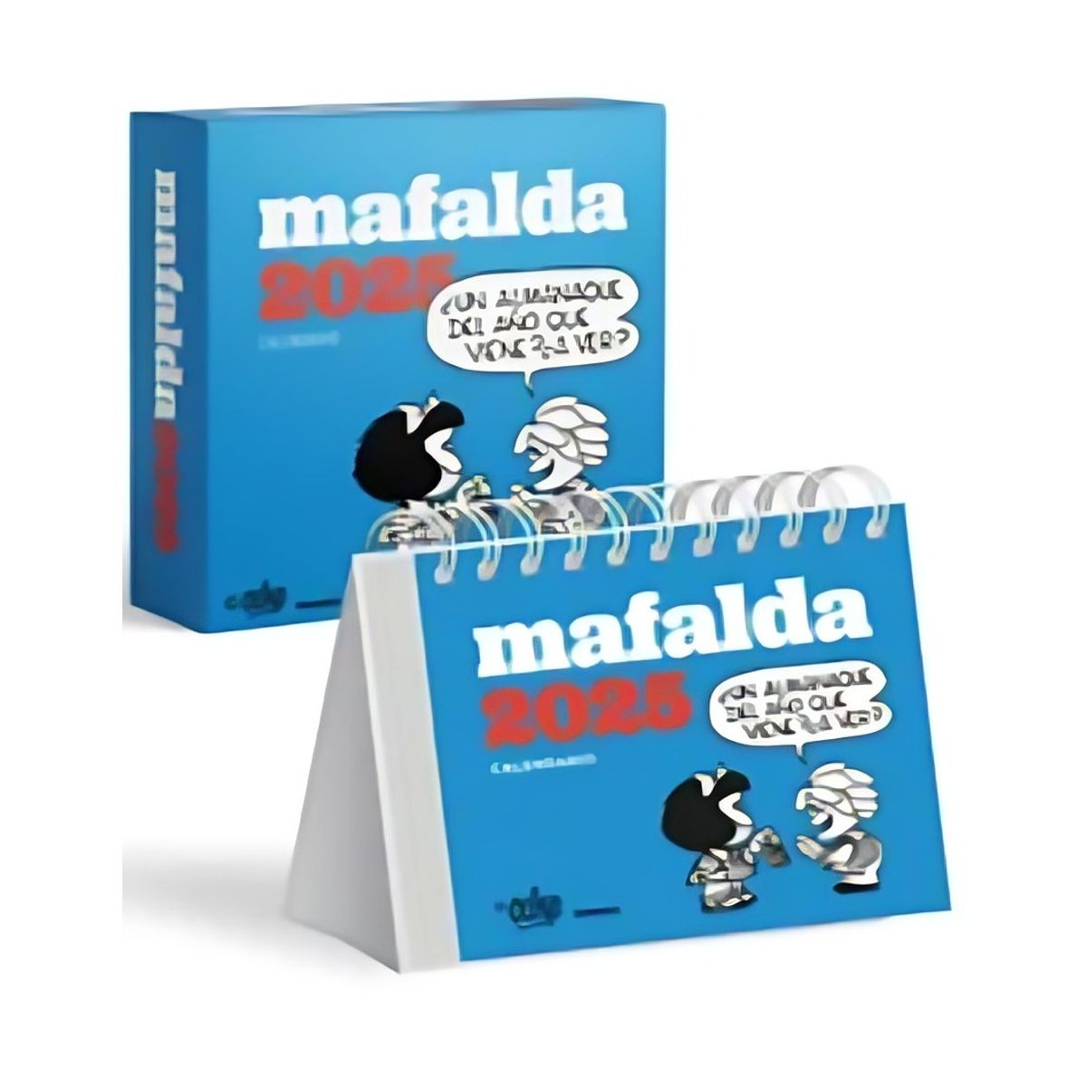 TOP10BOOKS - LIBRO Mafalda 2025 Calendario Caja - Turquesa