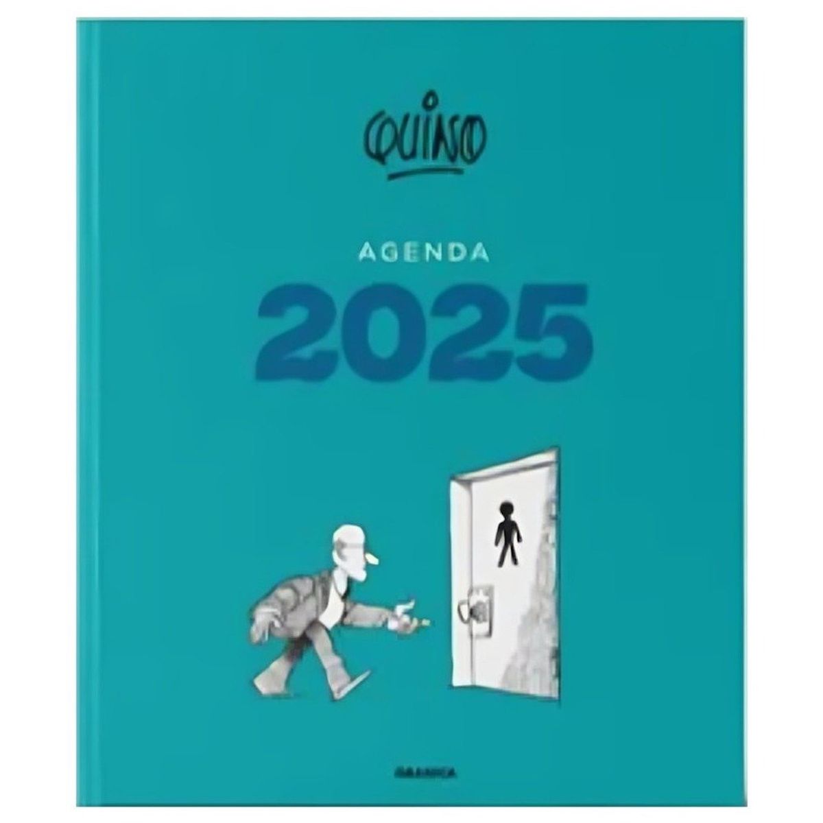 TOP10BOOKS - LIBRO Quino 2025 Encuadernada Turquesa - Quino 2025 Encuadernada Turquesa