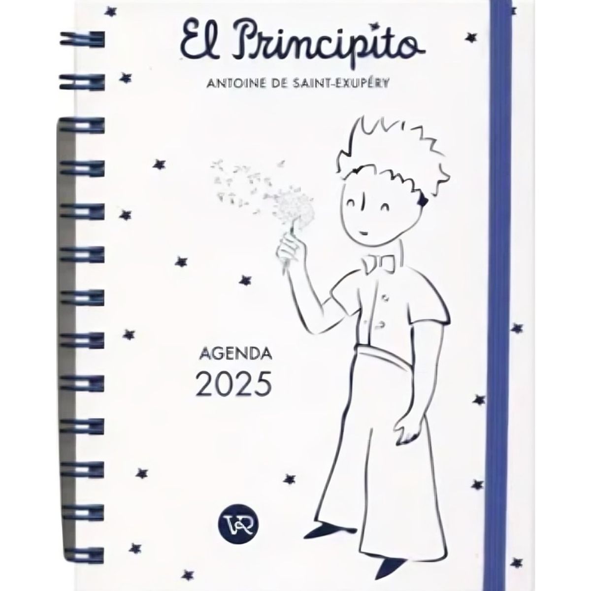 TOP10BOOKS - LIBRO Agenda El Principito 2025: Blanca - Agenda El Principito 2025: Blanca