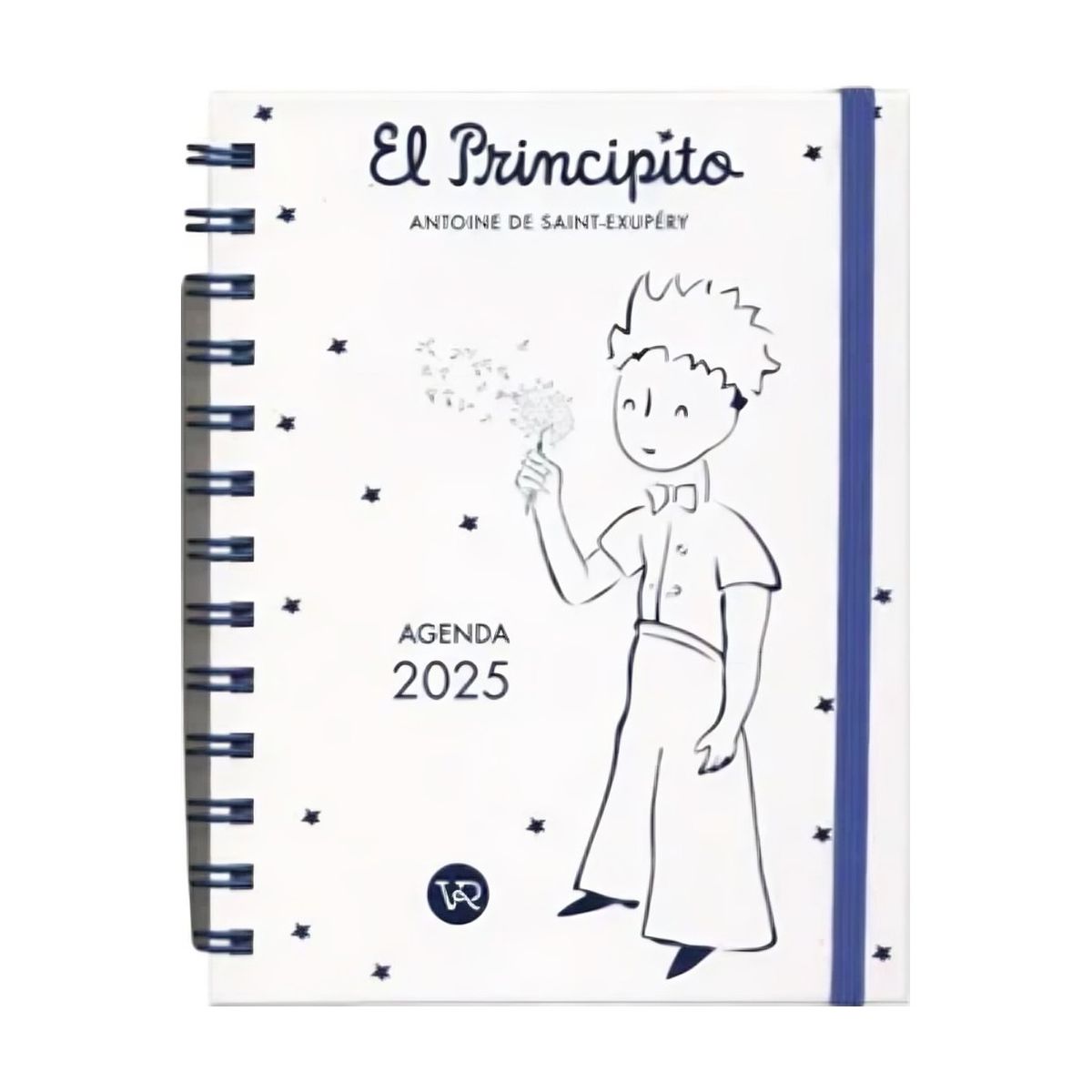 TOP10BOOKS - LIBRO Agenda El Principito 2025: Blanca - Agenda El Principito 2025: Blanca