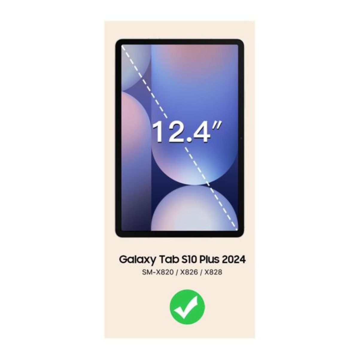 GENERICO - Funda Smart Cover Para Tablet Samsung Tab S10 Plus 2024