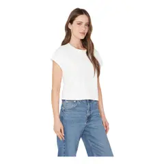 JACINTA TIENDA - Polera Lara Rib blanca