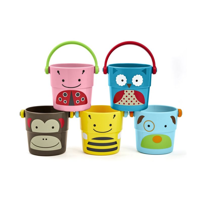 SKIP HOP - Juguete Cubetas De Baño Zoo Skip Hop