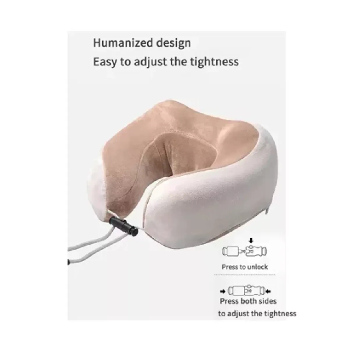 GENERICO - Masajeador Almohada Eléctrico Cuello Cervical Recargable