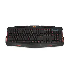 DBLUE - Teclado Gamer Pc Usb Iluminación Rojoazulpurpura - SC