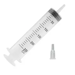 GENERICO - Jeringa Para Alimentar Perros Y Gatos Dosificadora 250ml Uni