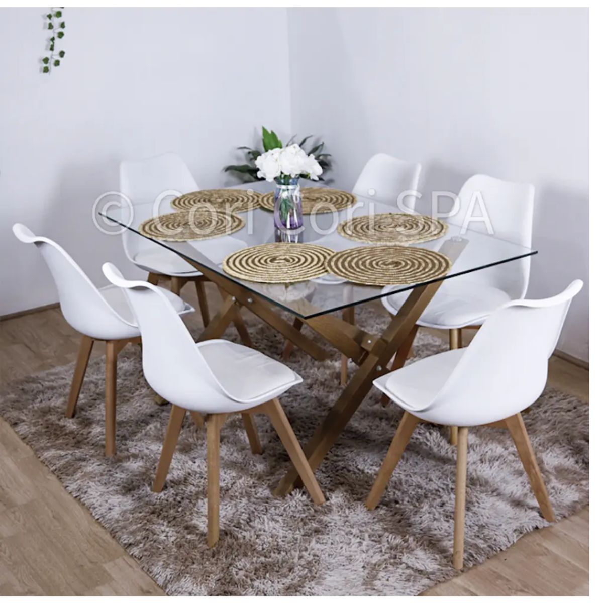 CORI CORI - Pack 4 Sillas Tulip Blanca